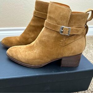 Rag & Bone Walker Buckle Suede Bootie